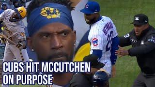 Cubs and Brewers benches clear over hit by pitches a breakdown