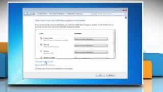Turn ON and Turn OFF System Icons in Notification Area on Windows® 7