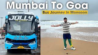 Mumbai to Goa Bus journey in Monsoon