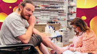 Irish Man Tries A Pedicure And Manicure For The First Time