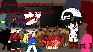 Creepypasta and Pokemon trainer React To Hypnos Lullaby V2 Part 1  ️Jumpscare Flash️ 