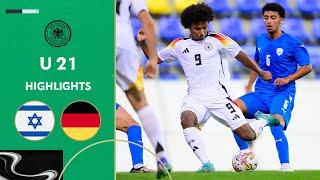 Adeyemi and Tresoldi score braces  Israel vs. Germany 1-5  Highlights  Under-21 EURO Qualifier