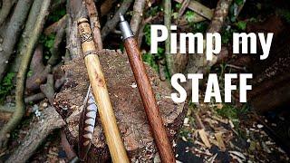 Pimp My Staff- Walking Stick Maintenance Decoration and Optimisation- Alpine Ferrule Burn Designs