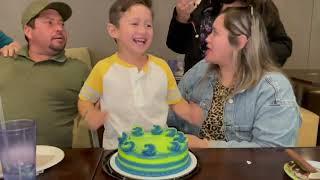 Kid Smashes Face into Birthday Cake  ViralHog