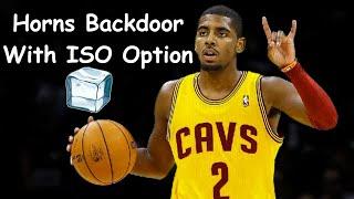 Horns Backdoor With Iso Option  Elite NBA Basketball Plays