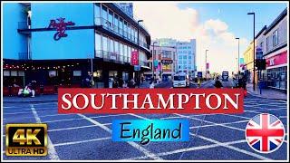 【4K Walking Southampton in Hampshire England - Walking Tour Southampton UK