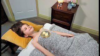 Relaxing Full Body Spa Massage Children With Argan Oil Of Morocco