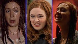 Karen Gillan Gunged  Slimed + Behind the scenes