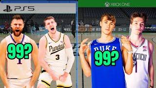 College Basketball Player Video Game Ratings - College Basketball 2024-25