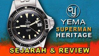 Jam Tangan KEREN dari FRANCE ‼️ SEJARAH JAM TANGAN YEMA In Review Of YEMA SUPERMAN HERITAGE ‼️