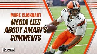 The Media Lied About Amari Coopers Contract Comments  Cleveland Browns Podcast