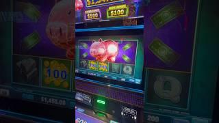 BIG Piggy Bankin Slot Pig #slots #casino #jackpot #gambling #slot #slotmachine #bonus #vegas