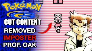 Removed Imposter Professor Oak of Pokemon Gold and Silver  Pokemon Cut Content