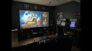 Extreme Budget Home Theater Room Tour. Movie Collection & Cinema Room