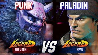 SF6 ▰ PUNK Akuma vs PALADIN Ryu ▰ High Level Gameplay