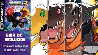 Digimon World 2003Digimon World 3 PS1 Español 100% - Guia de Evoluciones