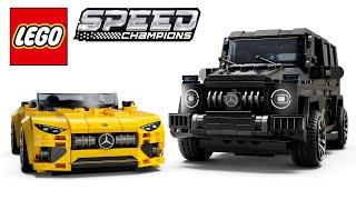 LEGO Speed Champions - Mercedes-AMG G 63 & Mercedes-AMG SL 63 76924 - Speed build