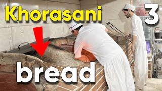 Khorasani Bread A Unique Bake with an Extraordinary Oven Touch  How Bread Is Made In Iran