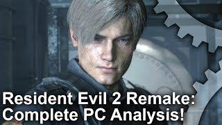 Resident Evil 2 Remake Complete PC Analysis + Xbox One X Comparison