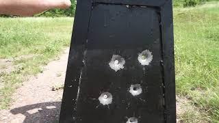 .357 Magnum vs 18 Inch Steel Plate  Second Video 125gr FMJ.