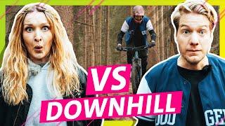 Krasser Sturz beim Downhill Ari vs. Marc auf dem Mountainbike  Das schaffst du nie