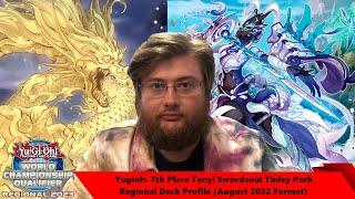 Yugioh 7th Place Tenyi Swordsoul Tinley Park Regional Deck Profile August 2022 Format