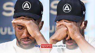 Anthony Joshua breaks into tears after Usyk defeat  Post-Fight Press Conference