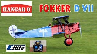 HANGAR 9 FOKKER D VII - E-FLITE POWER 60 MOTOR - 100 AMP ESC - DEANO DISPLAY # 1 - 2023