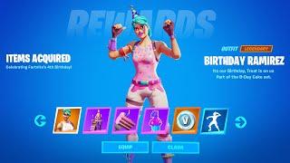 How to Unlock Birthday Rewards in Fortnite Fortnite Birthday Challenges Reward