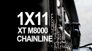 Better CHAINLINE??? 1 x 11 1 x 12 Adjustment Optionswith Shimano XT M8000