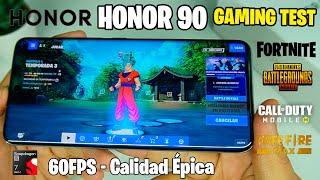 HONOR 90 Gaming Test Fortnite Free Fire Max COD y PUBG Mobile Snapdragon 7 Gen1