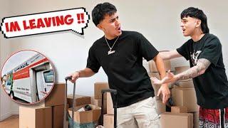 “IM MOVING OUT” PRANK ON MY BESTFRIEND ROOMATE *HE CRIED*