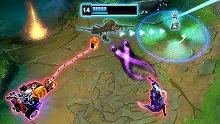 100% BLIND SKILLSHOTS - Perfect Predictions Montage - League of Legends