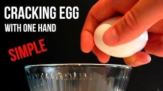 How to CRACK AN EGG WITH ONE HAND - Like A Boss Simple Trick Explained - Inspire To Cook