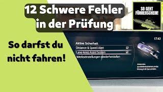 12 Fahr- und Bedienfehler die du in der Prüfung keinesfalls machen darfst - Führerschein