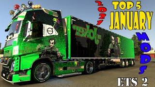 TOP 5 ETS 2 JANUARY 2021 MODS- Euro Truck Simulator 2