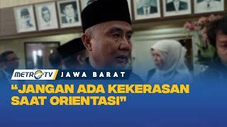 PJ Gubernur Jabar Kecam Perundungan Terhadap Siswa Baru