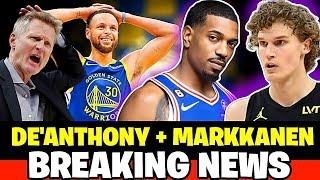 URGENT NOBODY EXPECTED DeAnthony and Markkanen ANNOUNCED AND SHOCKED THE NBA?GOLDEN STATE WARRIORS