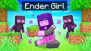 Playing as an ENDER Girl In Minecraft