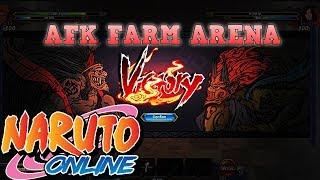 HOW TO AFK FARM ARENA  Naruto Online 