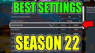 BEST SETTINGS FOR APEX LEGENDS SEASON 22