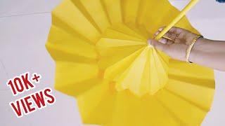 How to make big paper umbrella #sunumbrella