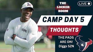 CJ Stroud & Texans Put The Pads On At Training Camp Stefon Diggs Steals The Show & More