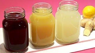 Ginger Juice Recipe 3 Flavors - Detox Juice