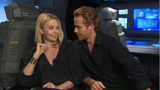 Charlize Theron & Guy Pearce talk Prometheus - Celebs.com