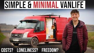 Living Full Time In A Van For A Cheaper And Better Life  Awesome Budget Van Build