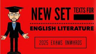 New Set Texts for AQA English Literature 2025 exams onwards