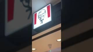 I tried to touch the KFC sign The return