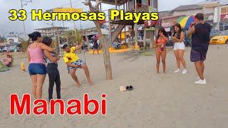 33 Playas Hermosas de MANABI    ECUADOR 2023 TEMPORADA DE PLAYA EN ECUADOR