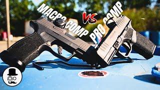 Can the $600 Hellcat keep up with $800 Macro? SIG P365 Macro Comp vs Springfield Hellcat Pro Comp